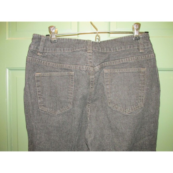 Coldwater Creek Women's Black Mid-Rise Boot Cut Denim Jeans Size 6 - Picture 6 of 8